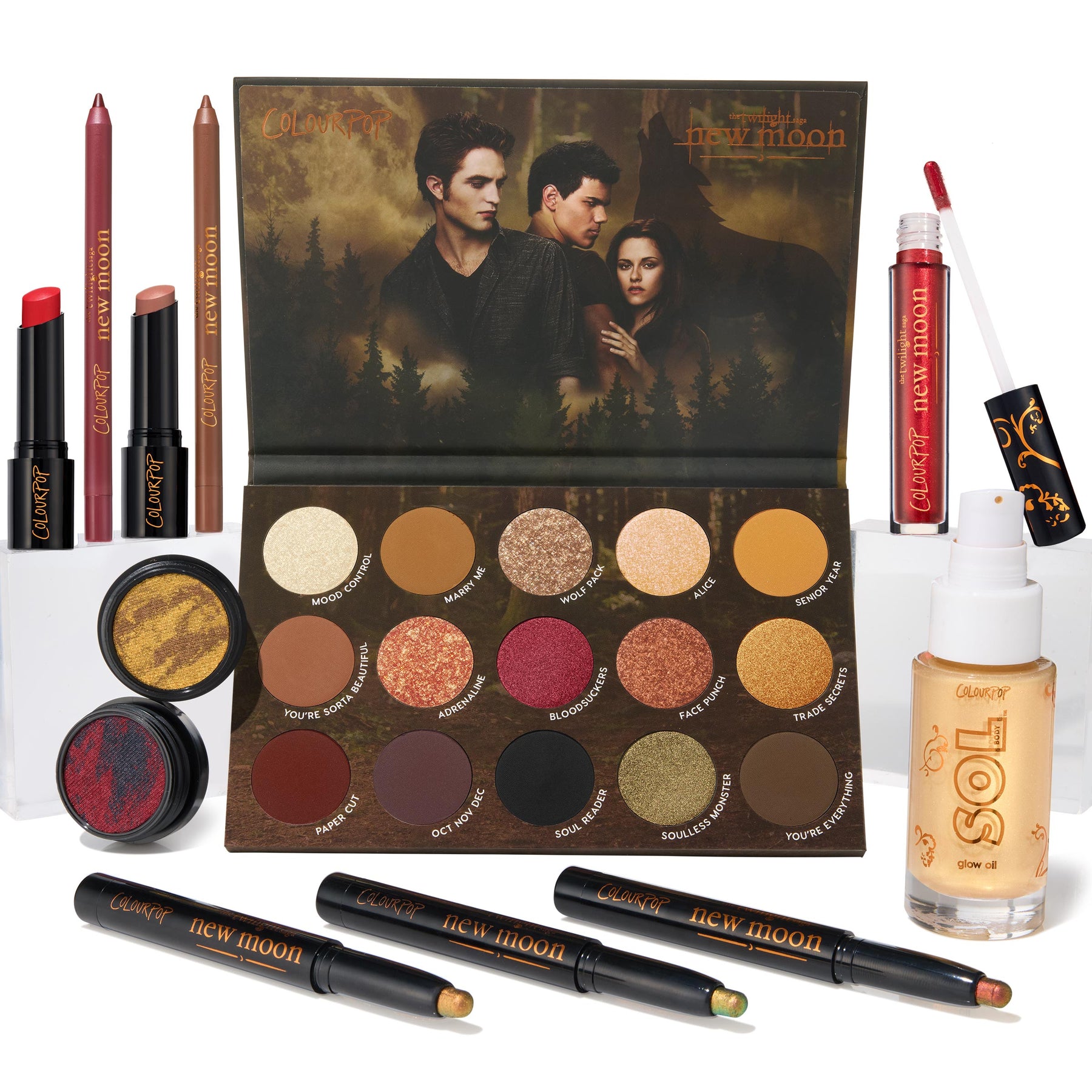 Twilight New Moon x Full Collection - Plush Runway Beauty Lineup