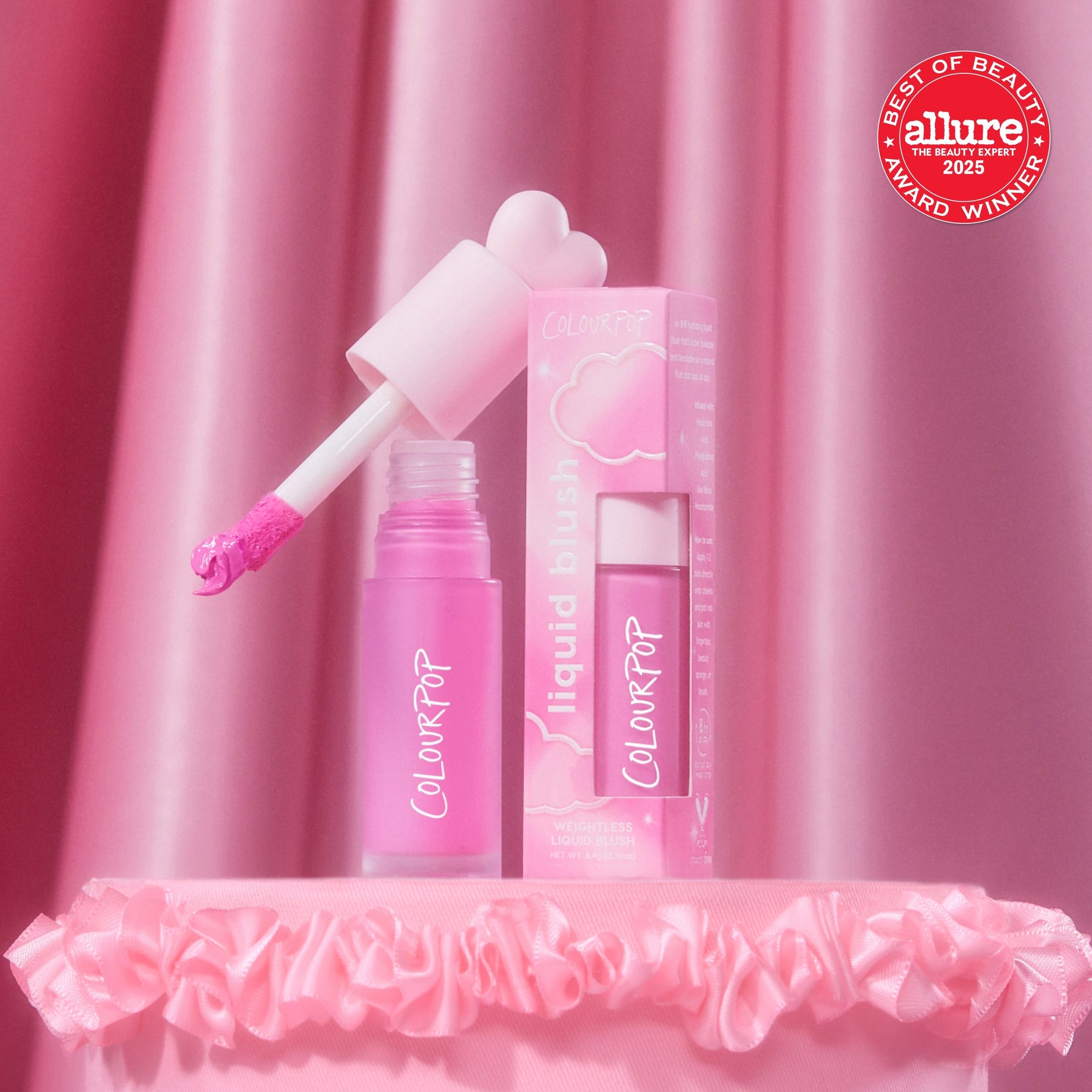 Prettiest Pink - Classic Evening Cheek Veil
