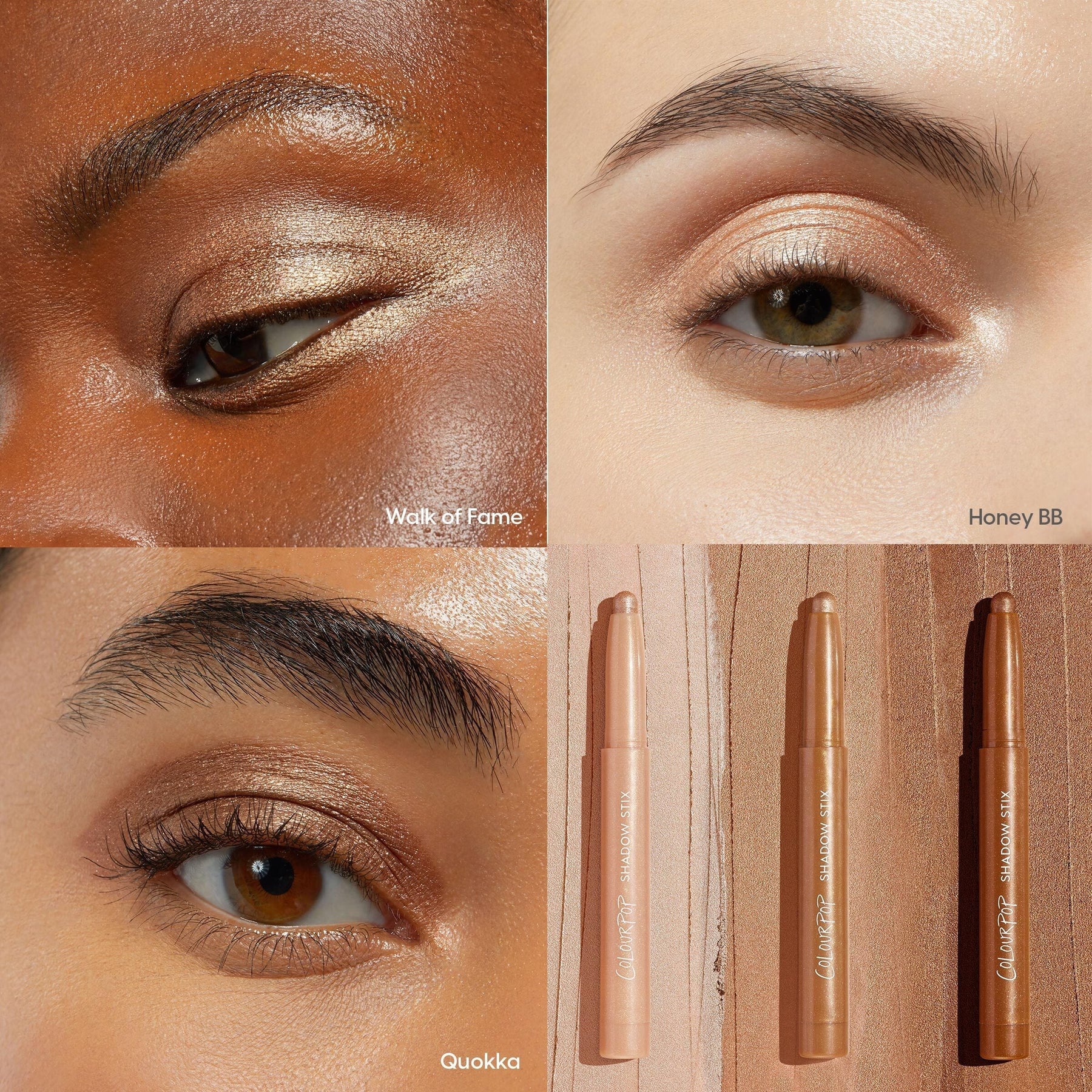 Shimmering Golds - Curated Playful Eye Selection