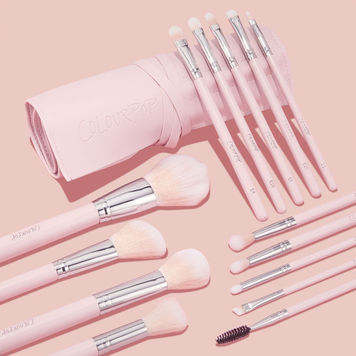 Smoke 'N Roses Brush Roll - Bright Festive Beauty Collection